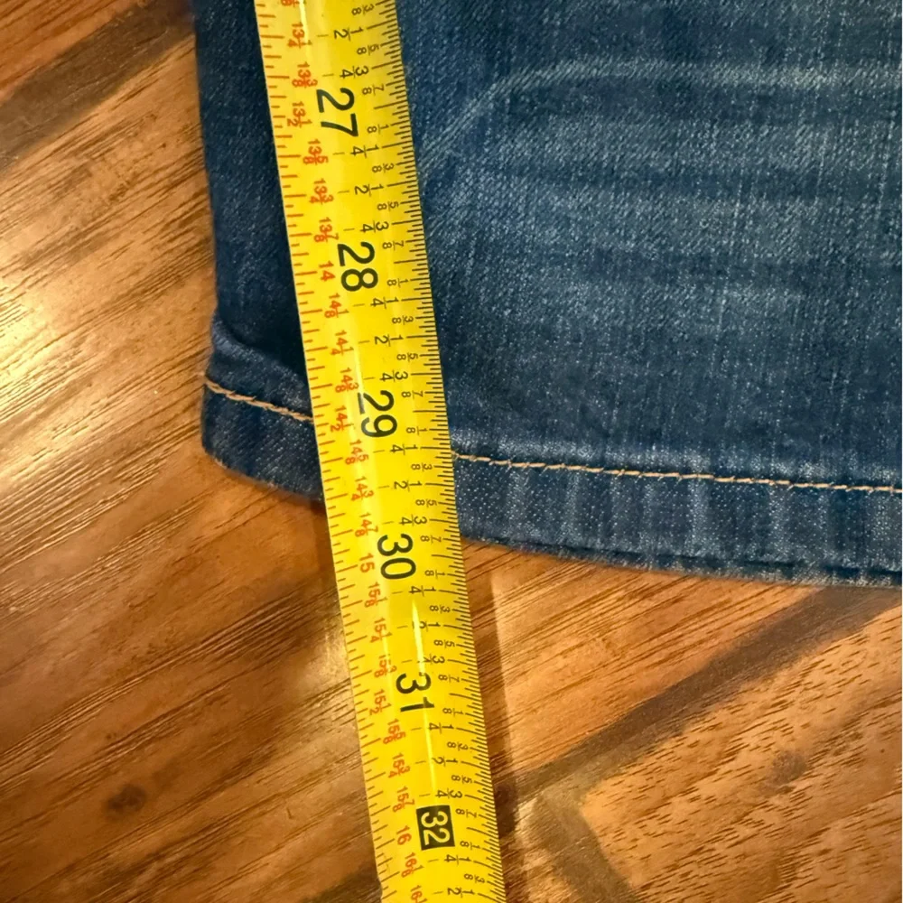 Levis 502 jeans mens measure 44x30 (tag 46x34) blue Tapered Fit stretch comfort